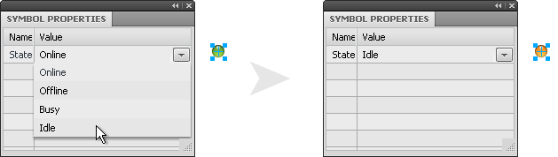 Symbol Properties panel